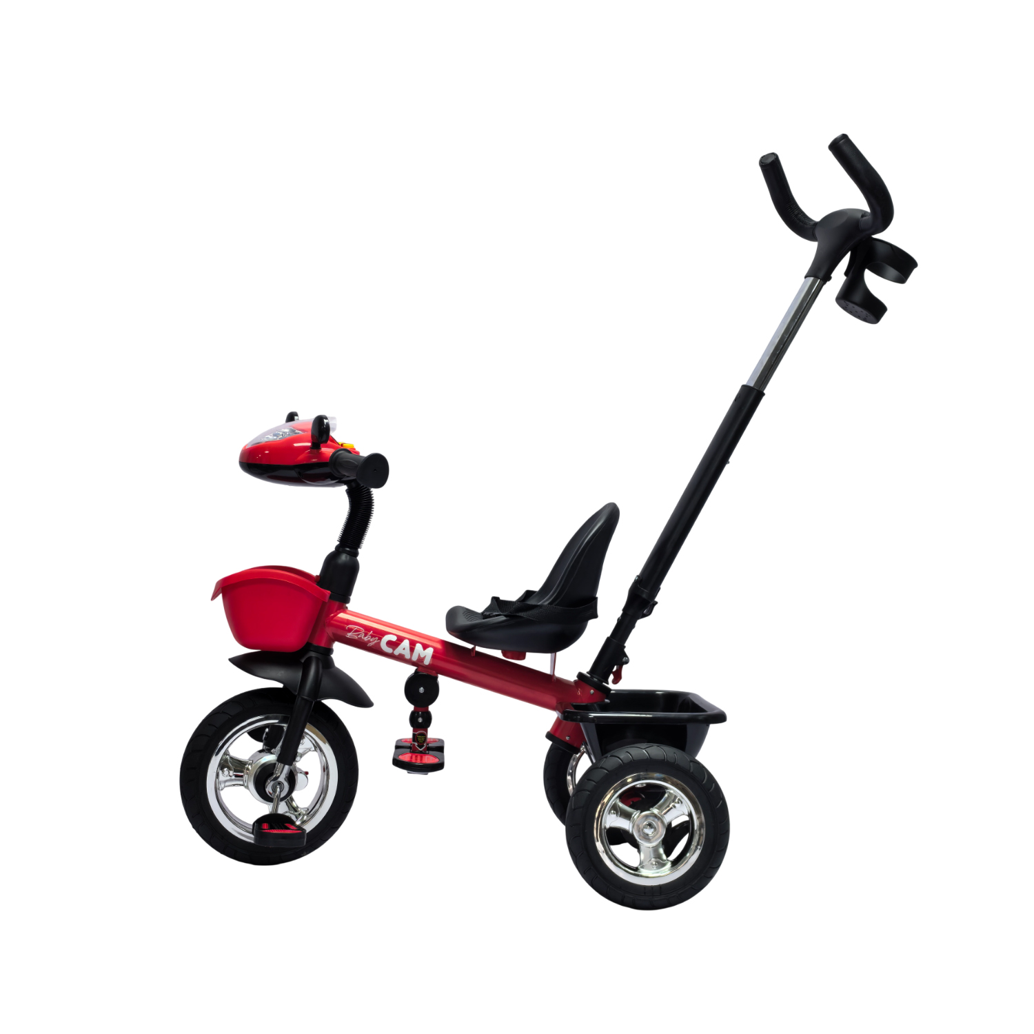 TRICICLO SAIBOT BABY CAM BLUETOOTH ROJO - 2