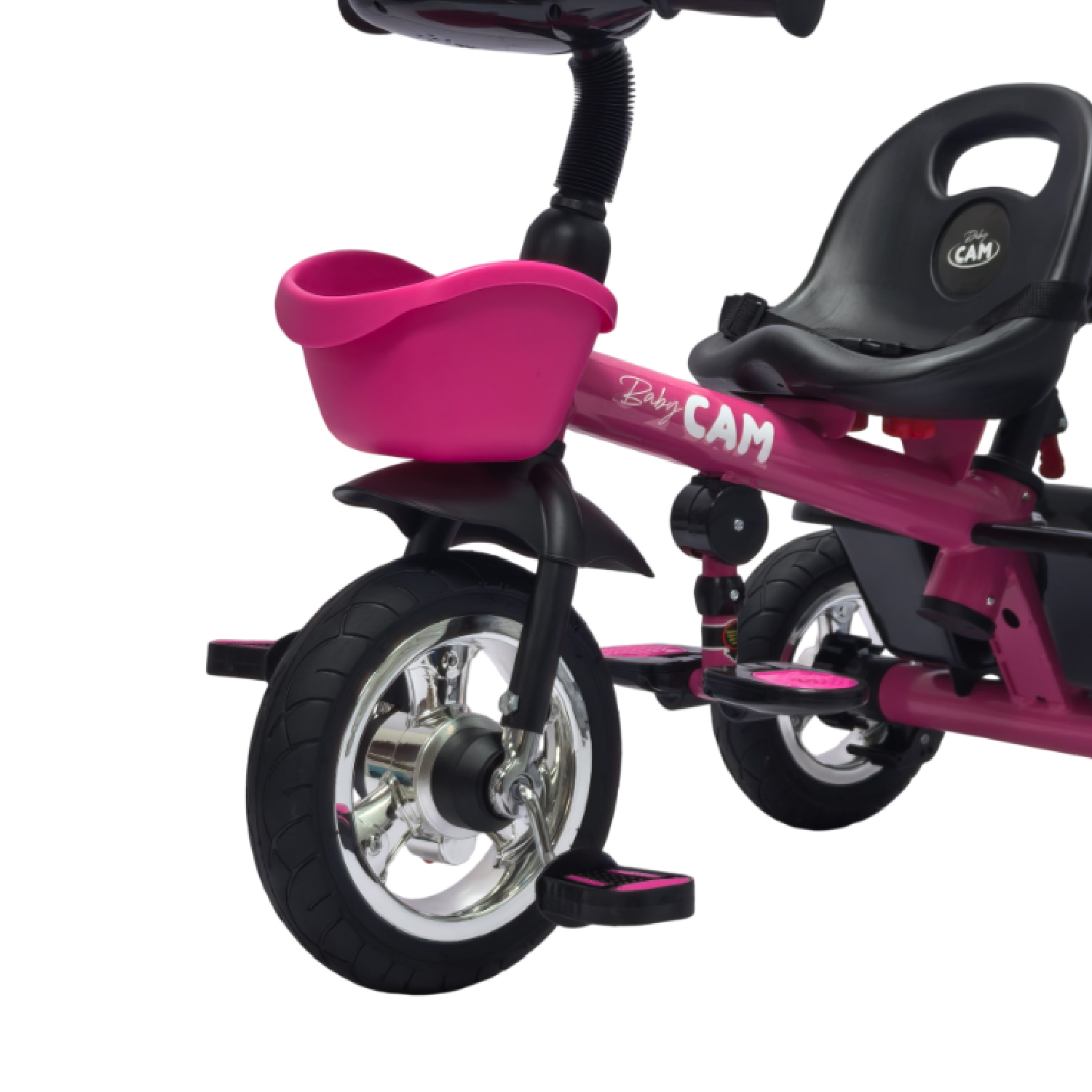 TRICICLO SAIBOT BABY CAM BLUETOOTH FUCSIA - 3
