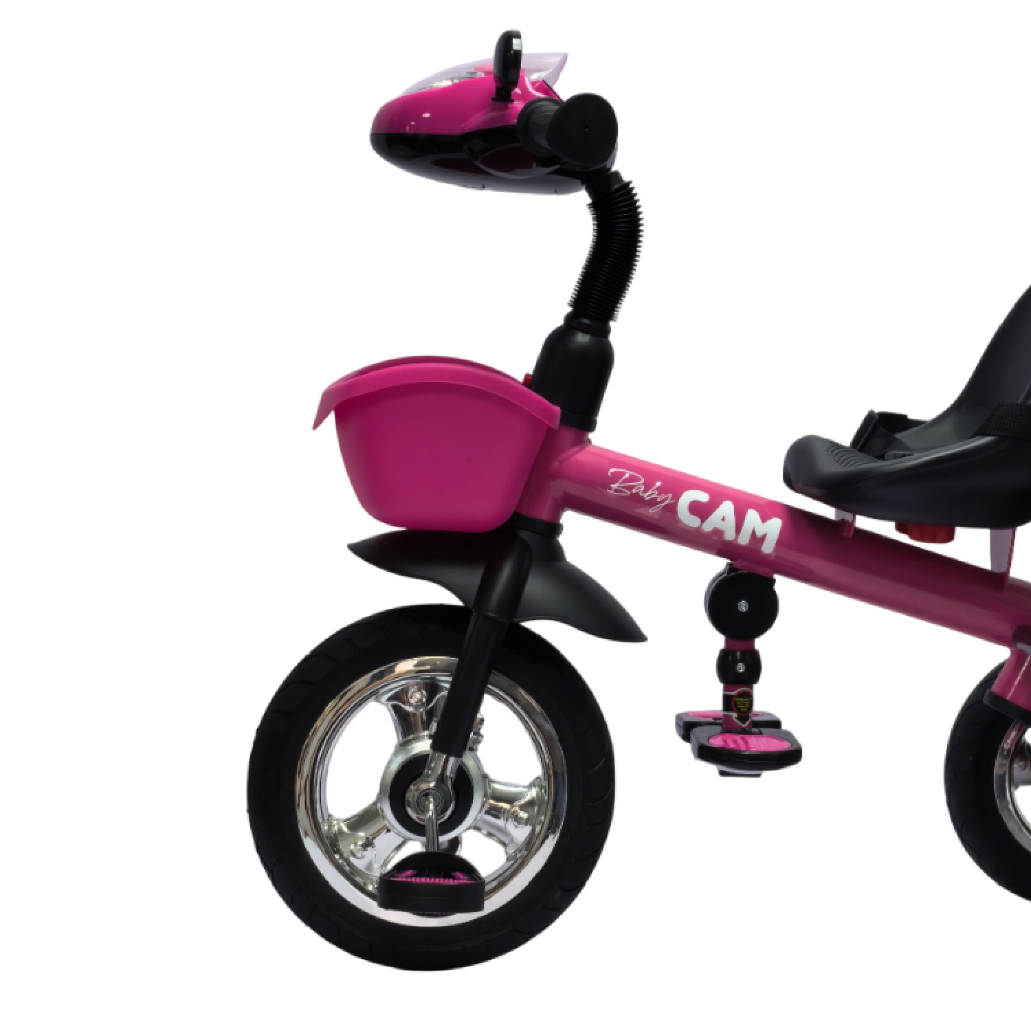 TRICICLO SAIBOT BABY CAM BLUETOOTH FUCSIA - 4