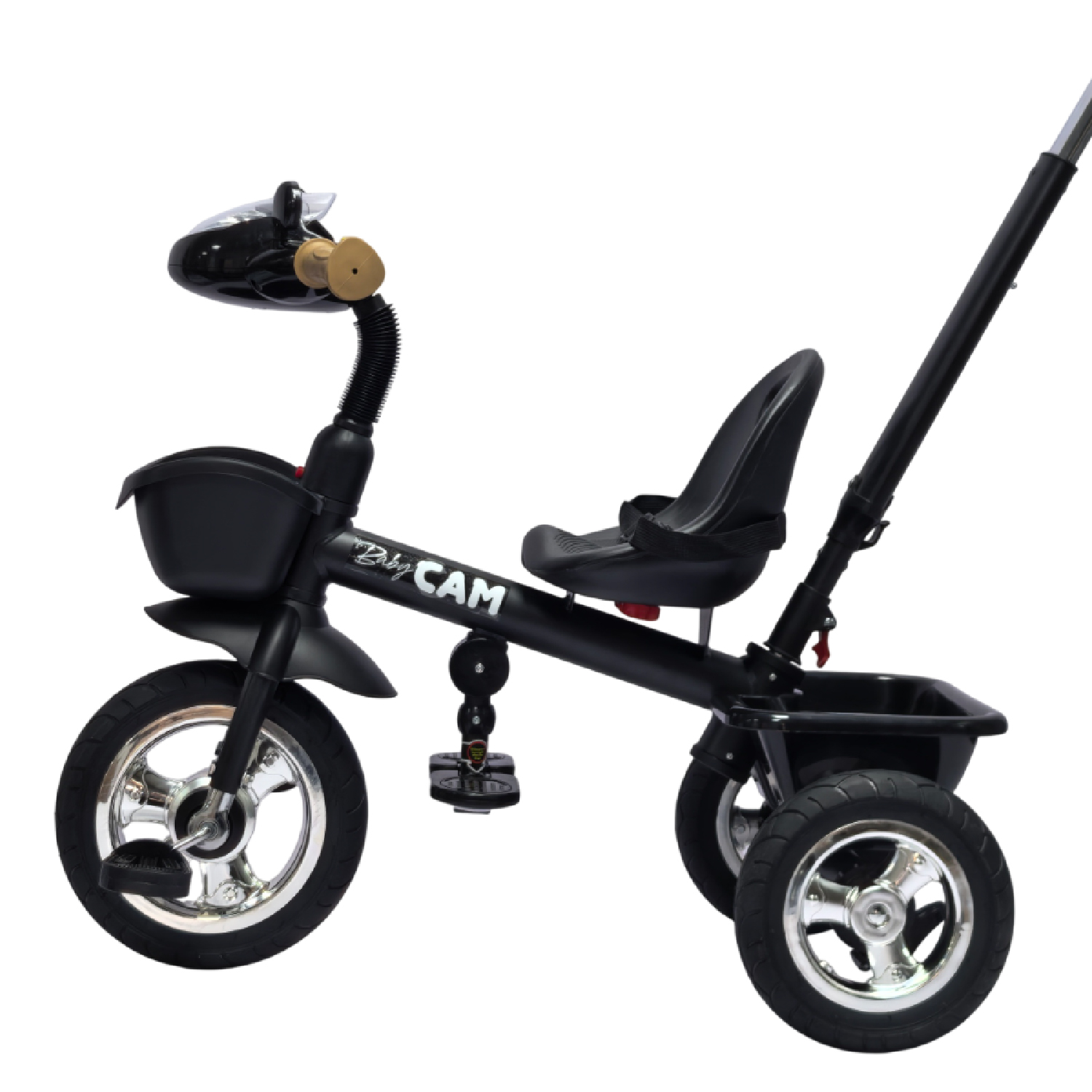 TRICICLO SAIBOT BABY CAM BLUETOOTH NEGRO - 4