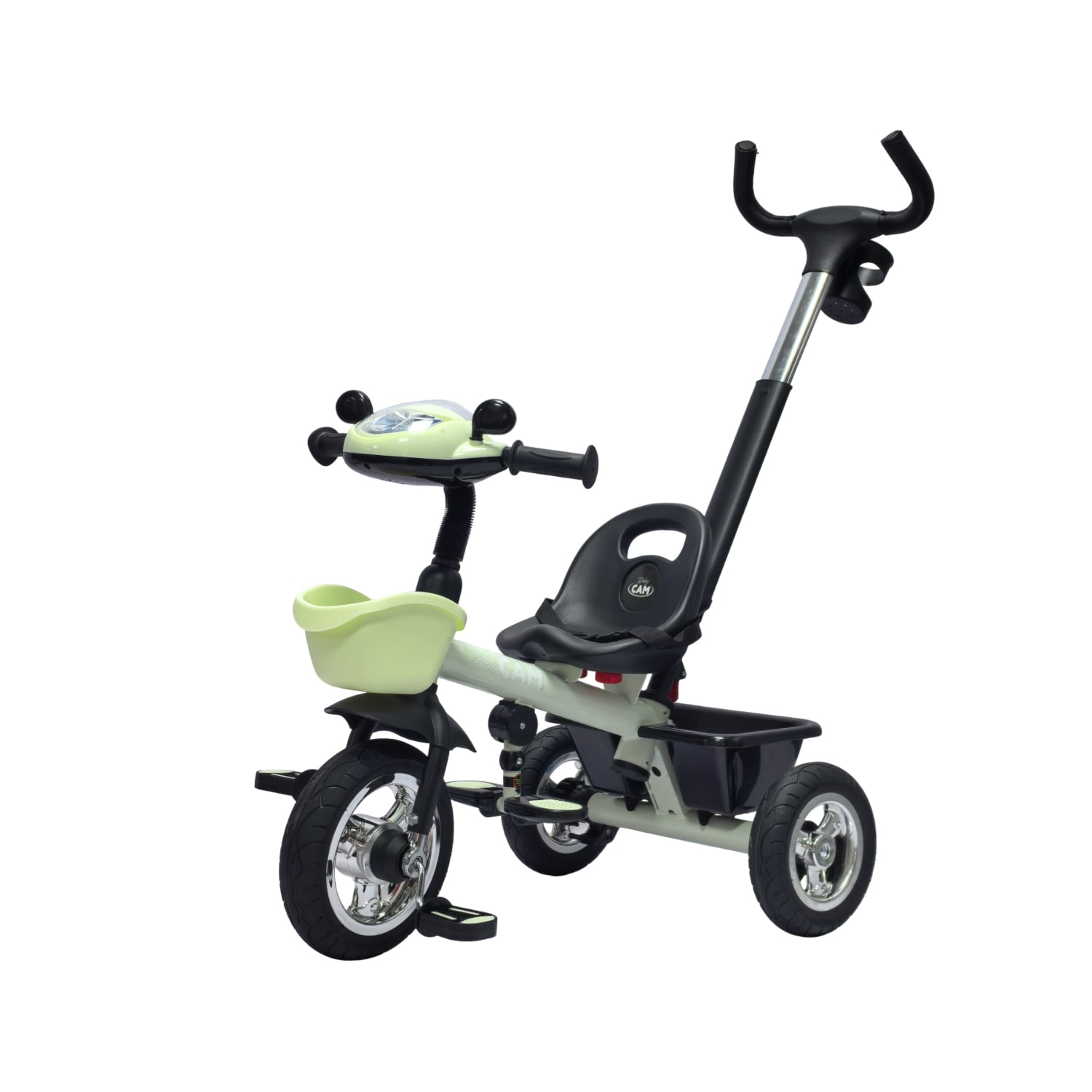 TRICICLO SAIBOT BABY CAM BLUETOOTH VERDE - 1