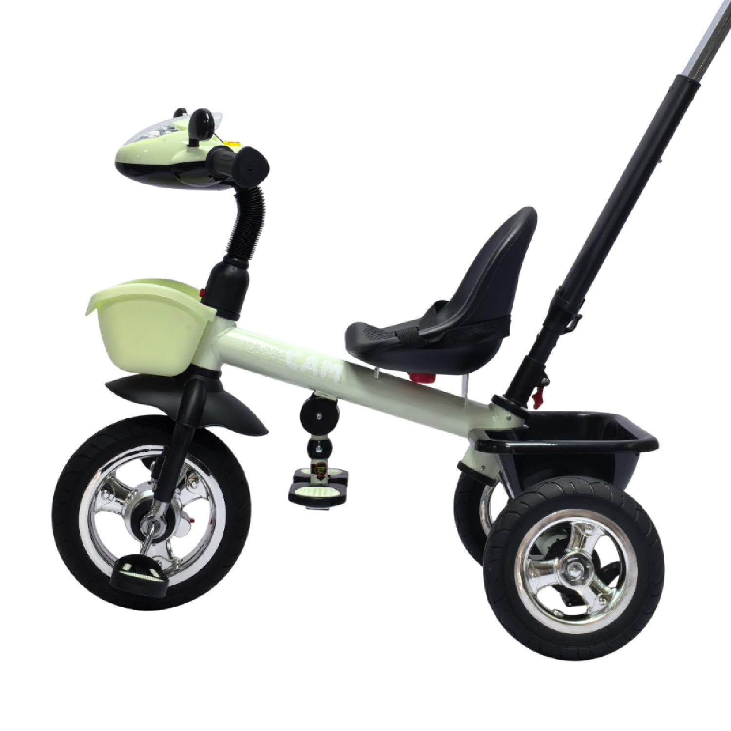 TRICICLO SAIBOT BABY CAM BLUETOOTH VERDE - 4
