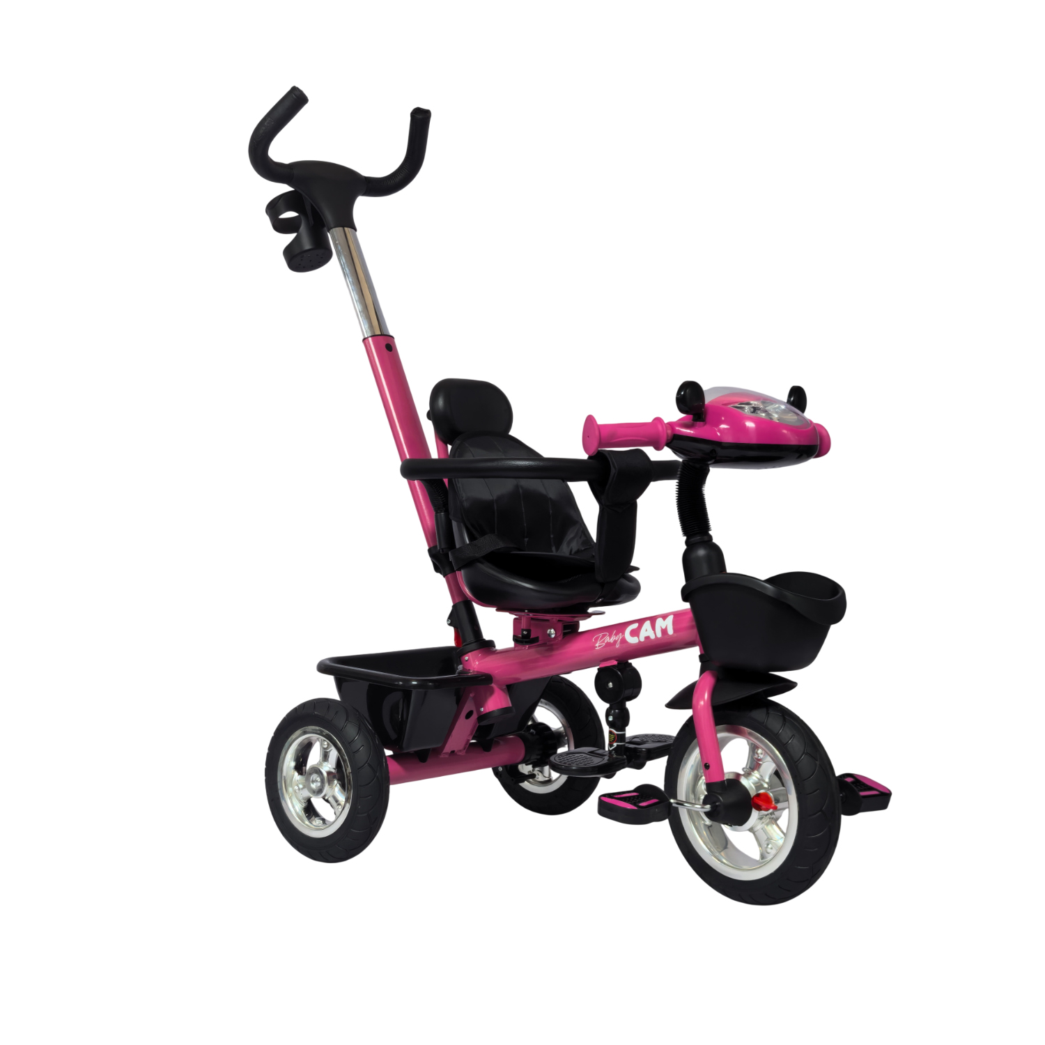 TRICICLO PRIME BABY CAM BLUETOOTH FUCSIA - 3