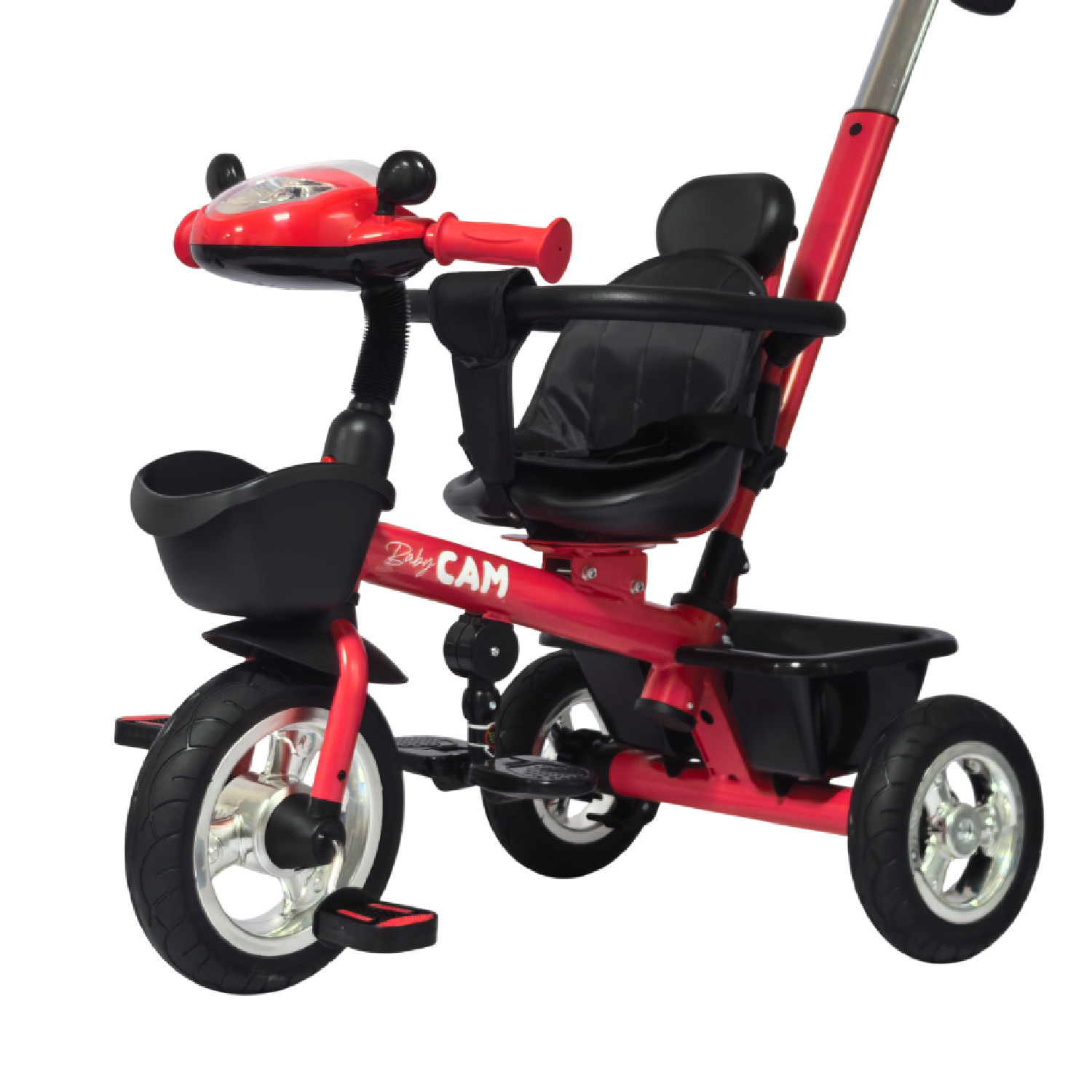 TRICICLO PRIME BABY CAM BLUETOOTH ROJO - 3
