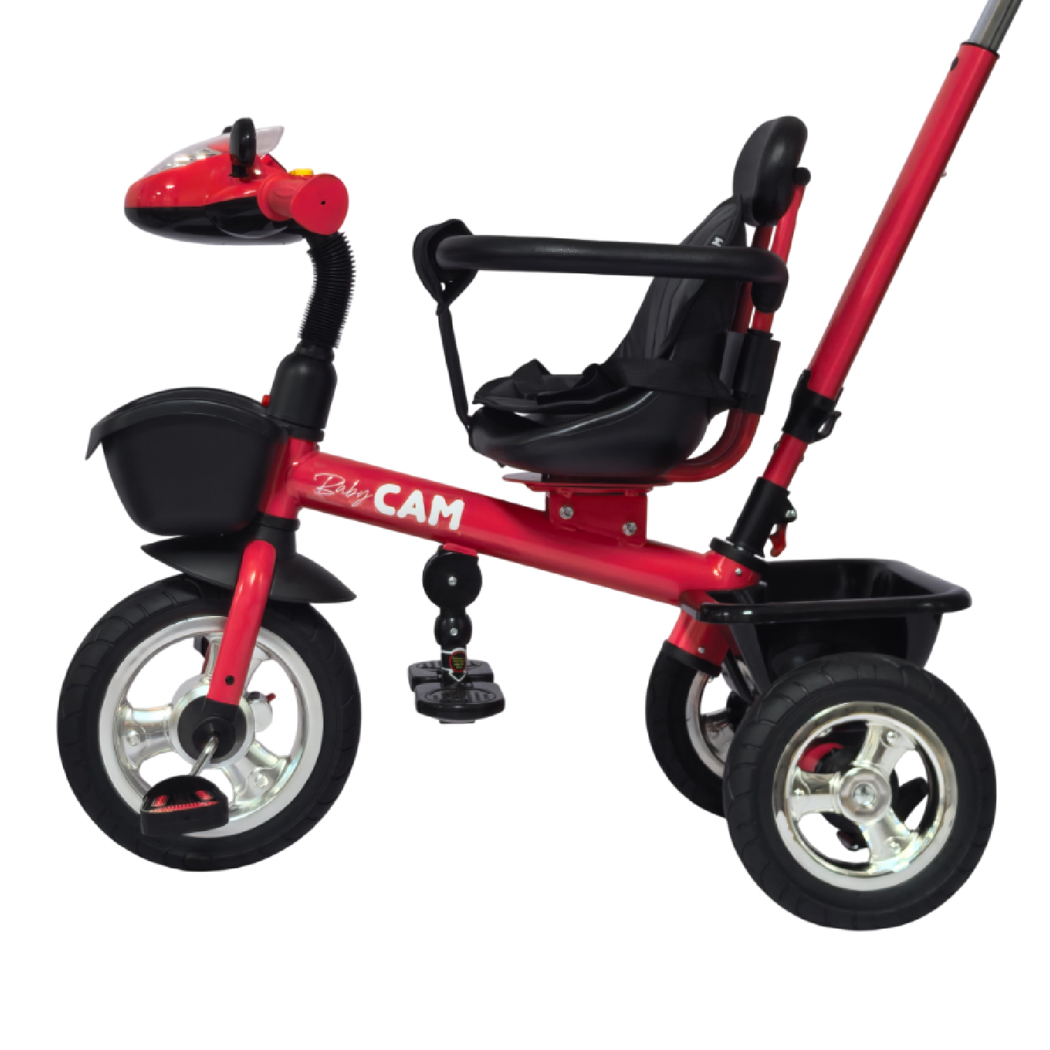 TRICICLO PRIME BABY CAM BLUETOOTH ROJO - 4