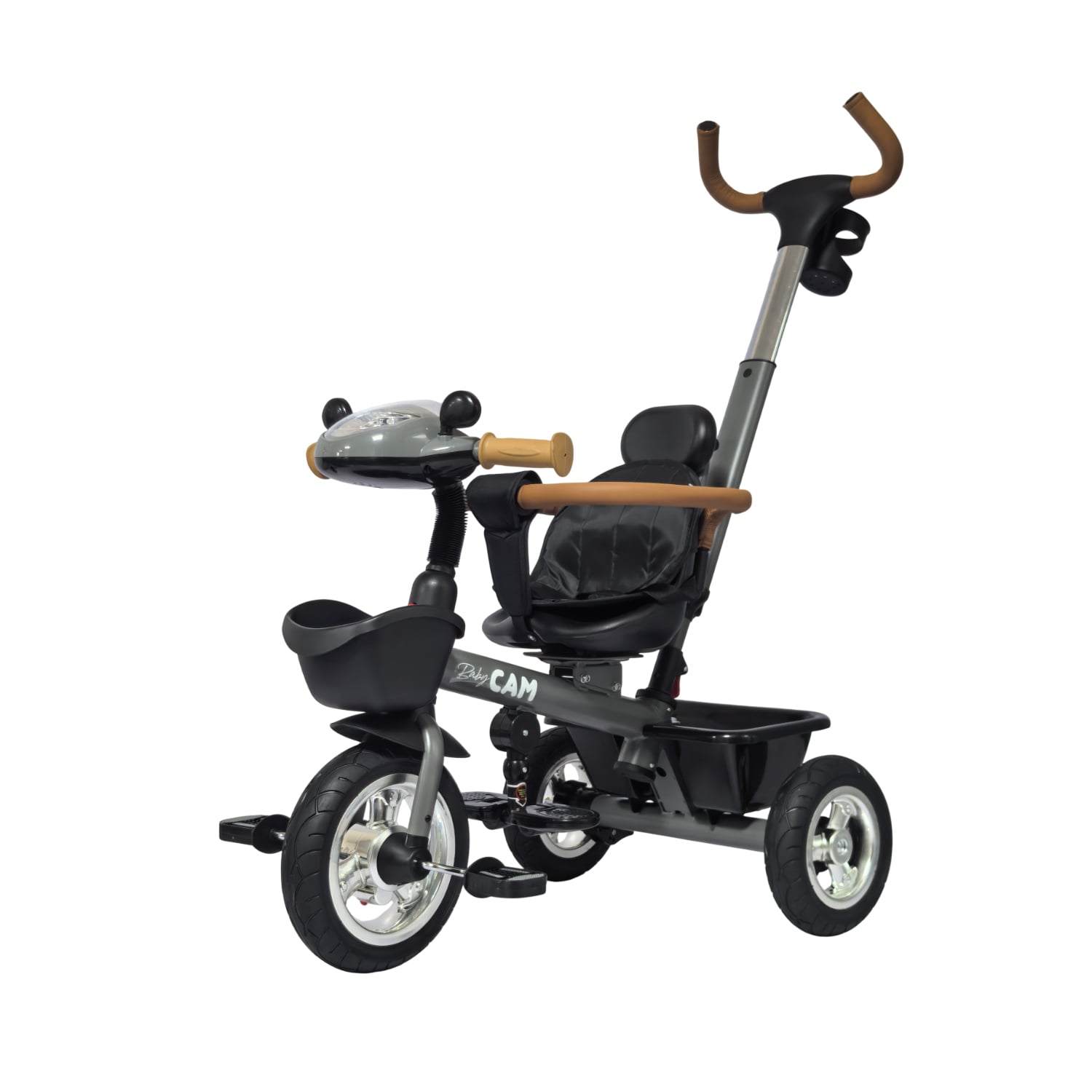 TRICICLO PRIME BABY CAM BLUETOOTH NEGRO - 1