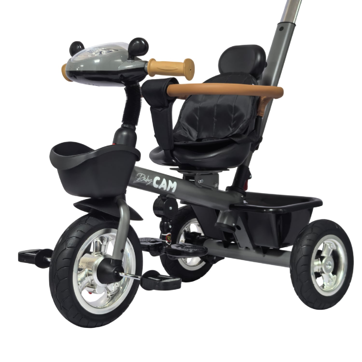 TRICICLO PRIME BABY CAM BLUETOOTH NEGRO - 3