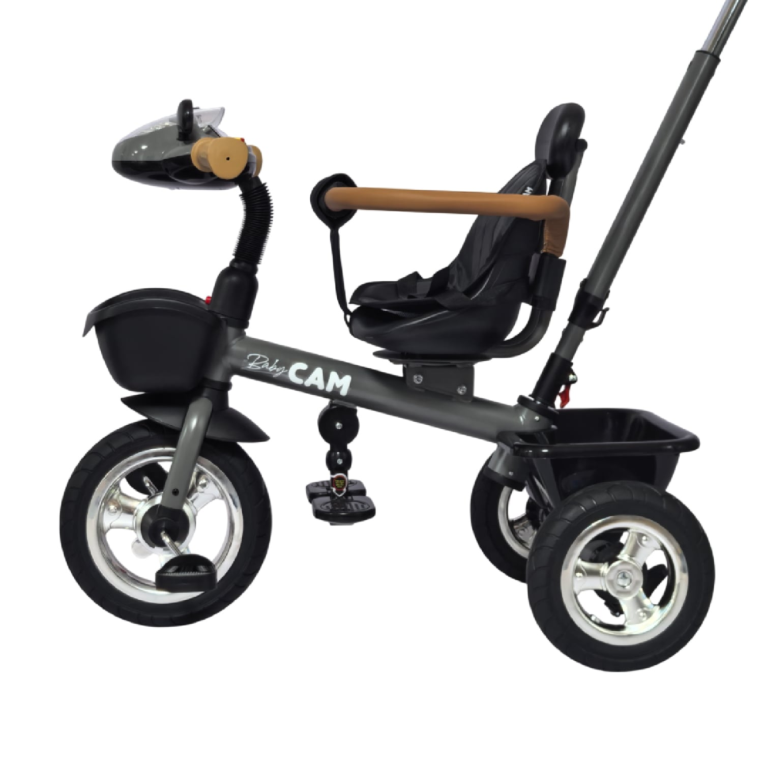 TRICICLO PRIME BABY CAM BLUETOOTH NEGRO - 4