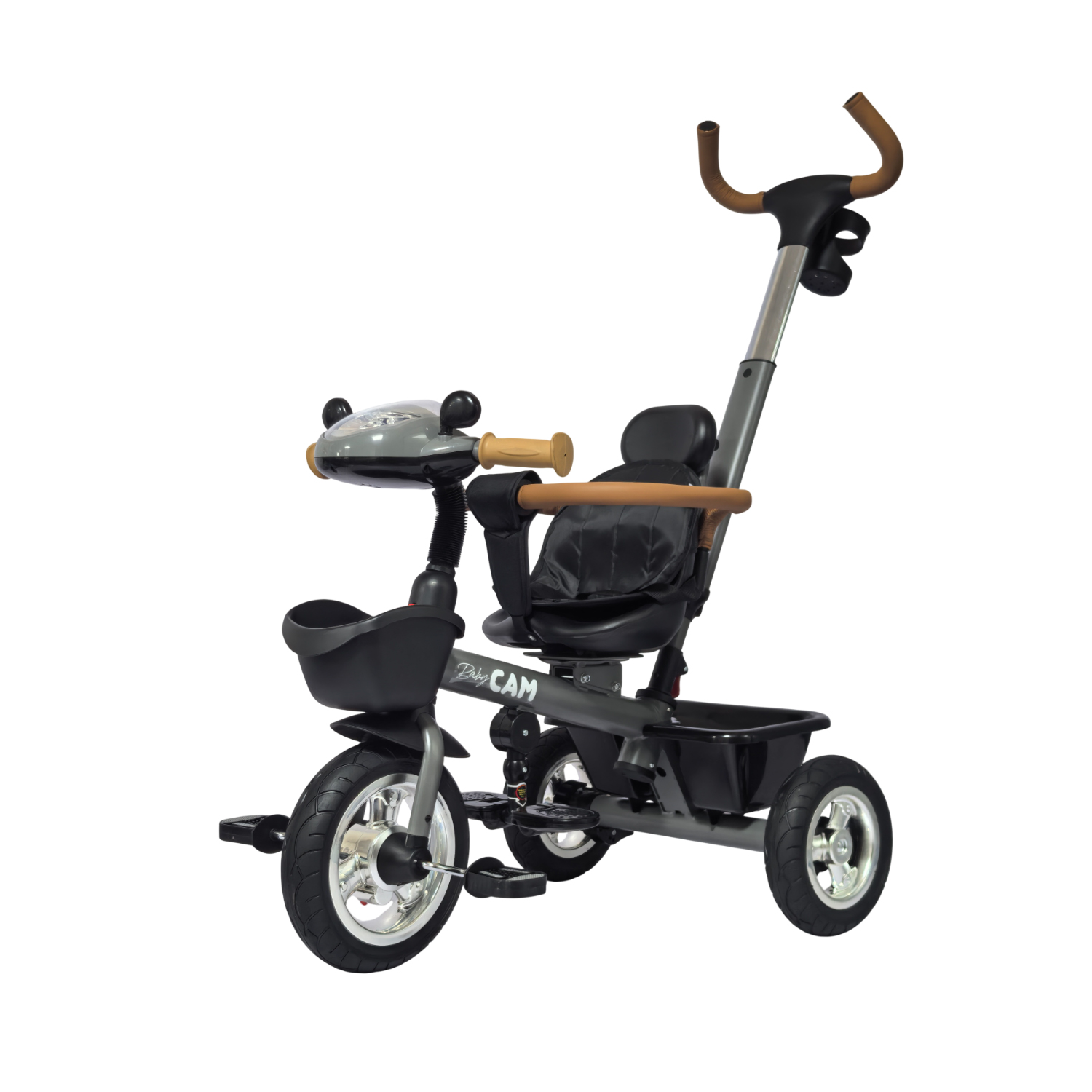 TRICICLO PRIME BABY CAM BLUETOOTH NEGRO - 6