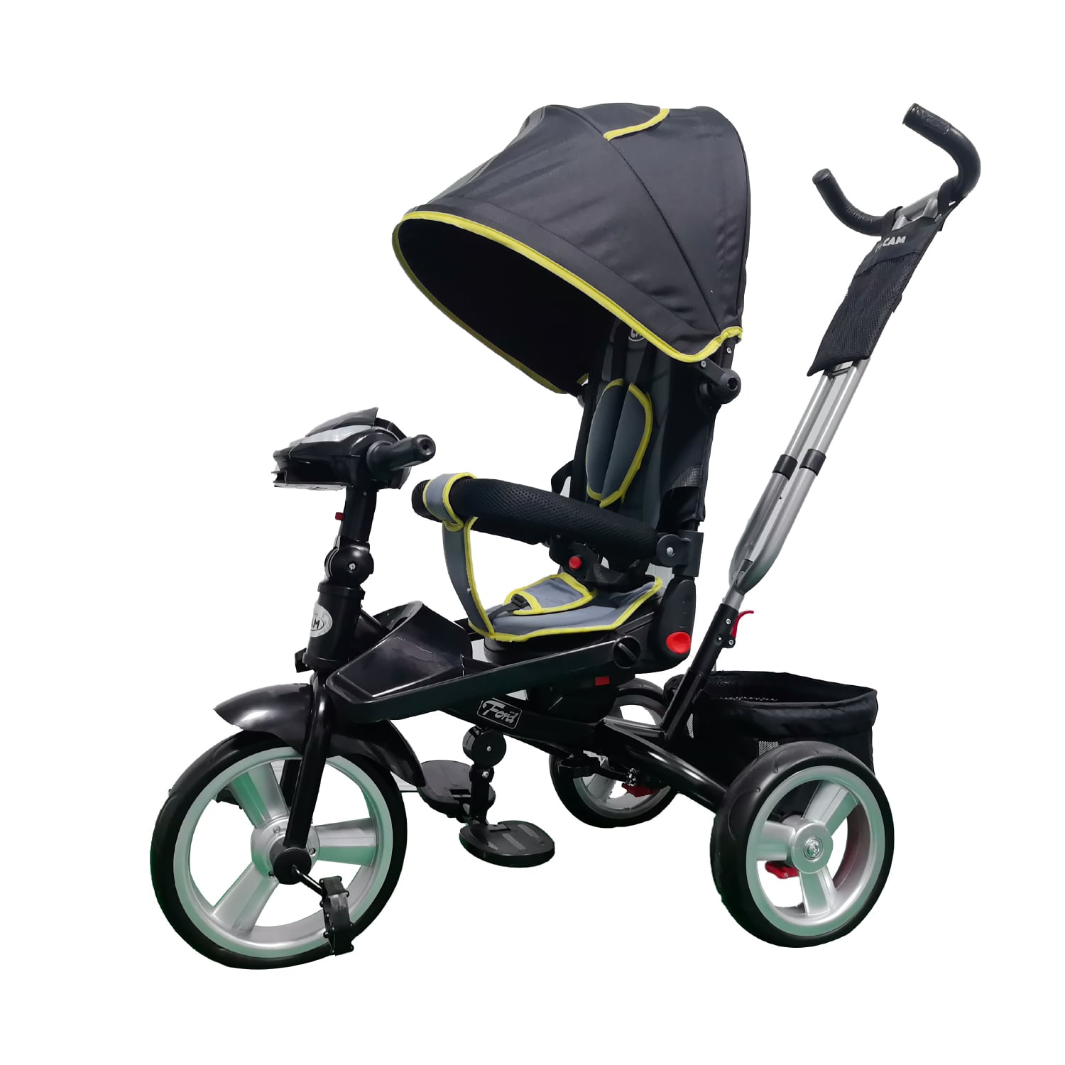 TRICICLO FORD BABY CAM BLUETOOTH NEGRO - 1