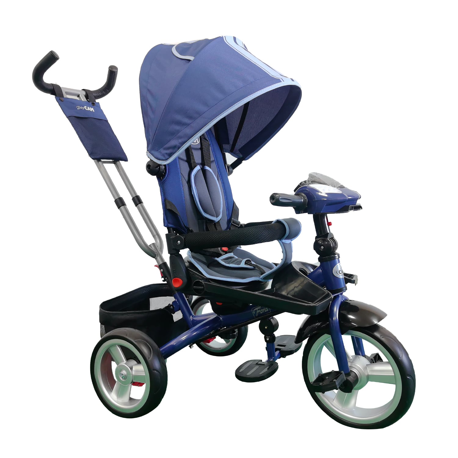 TRICICLO FORD BABY CAM BLUETOOTH AZUL - 2