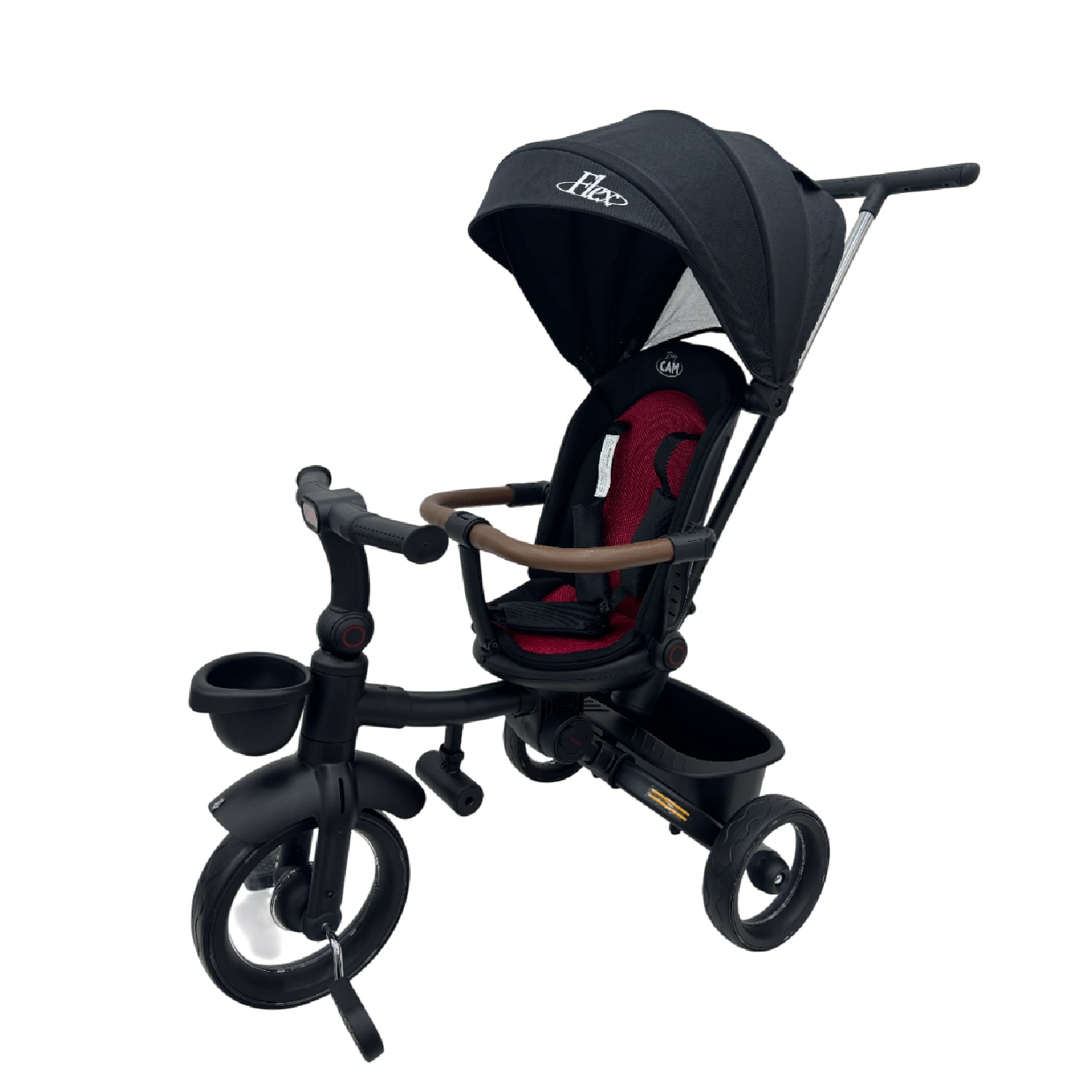 TRICICLO FLEX BABY CAM ROJO NEGRO - 1