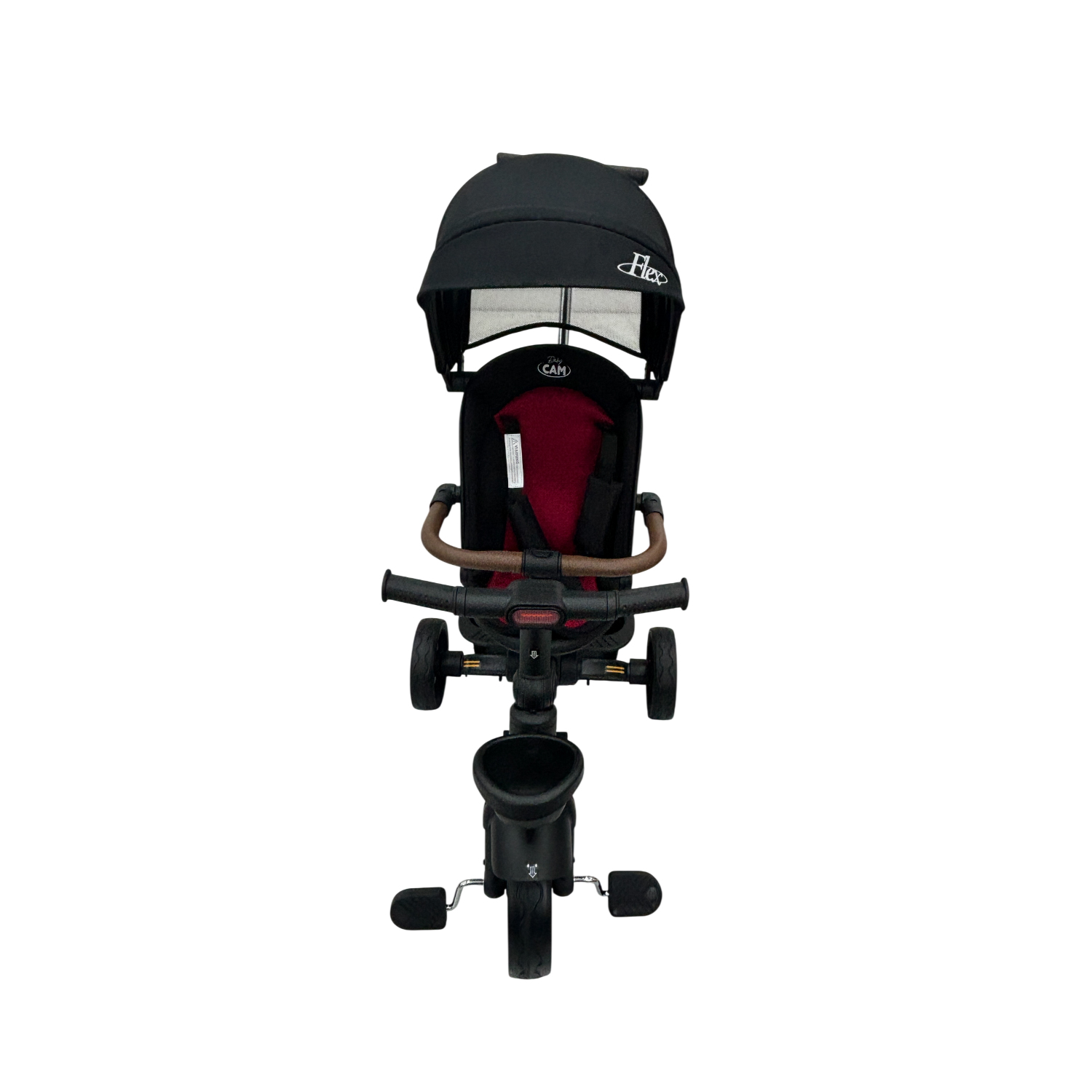 TRICICLO FLEX BABY CAM ROJO NEGRO - 3