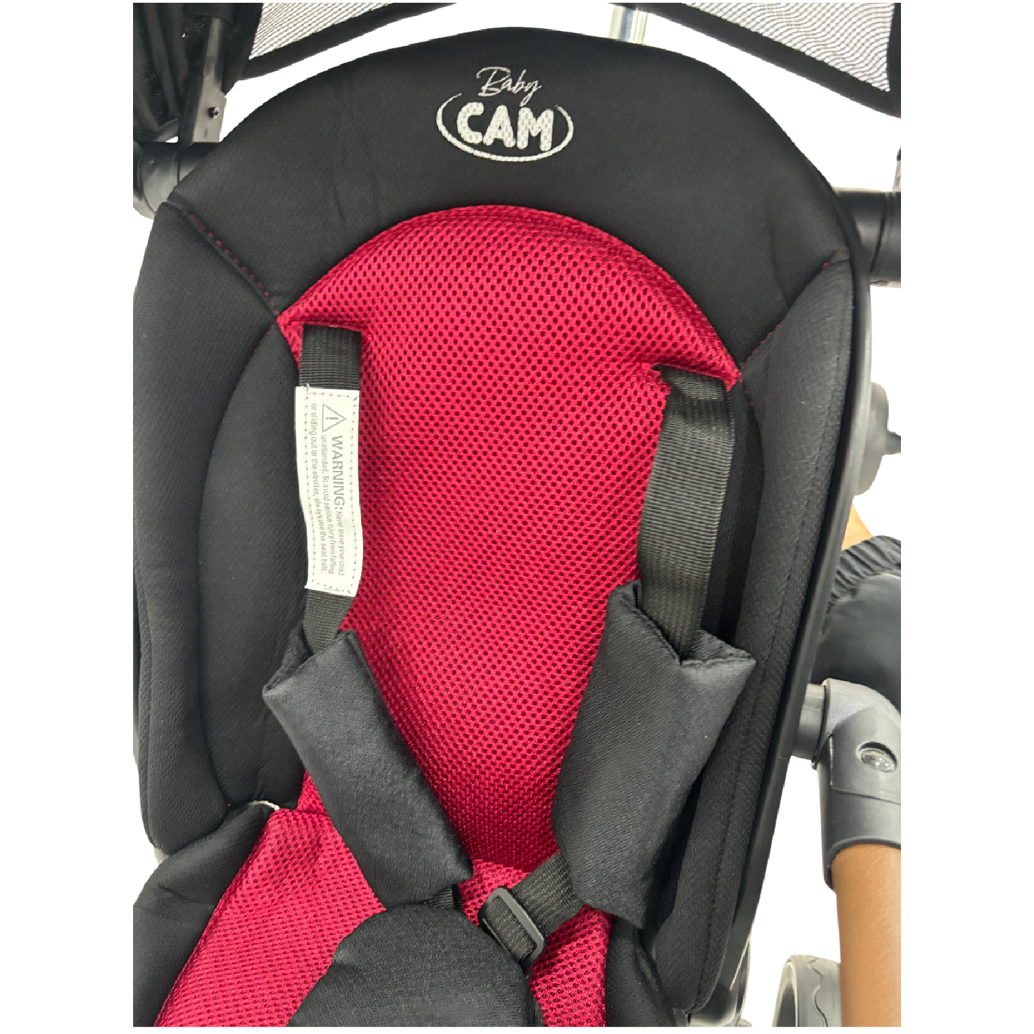 TRICICLO FLEX BABY CAM ROJO NEGRO - 8