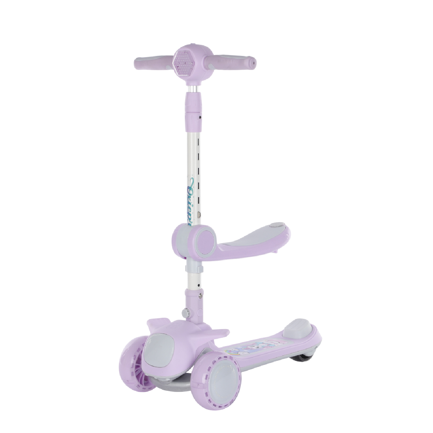 SCOOTER LEXUS CON ASIENTO OXIE PRO BLUETOOTH LILA - 1