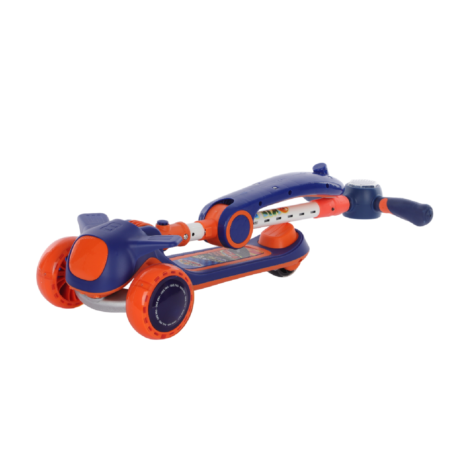 SCOOTER LEXUS CON ASIENTO OXIE PRO BLUETOOTH AZUL NARANJA - 3