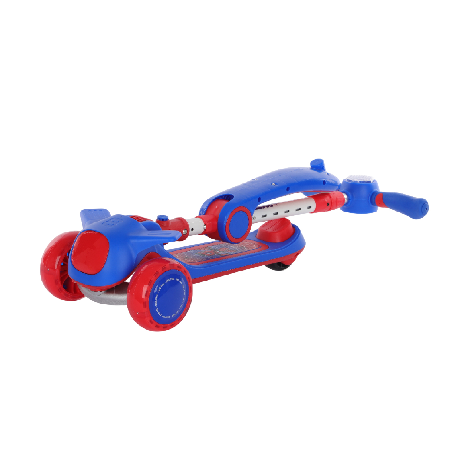 SCOOTER LEXUS CON ASIENTO OXIE PRO BLUETOOTH AZUL ROJO - 3