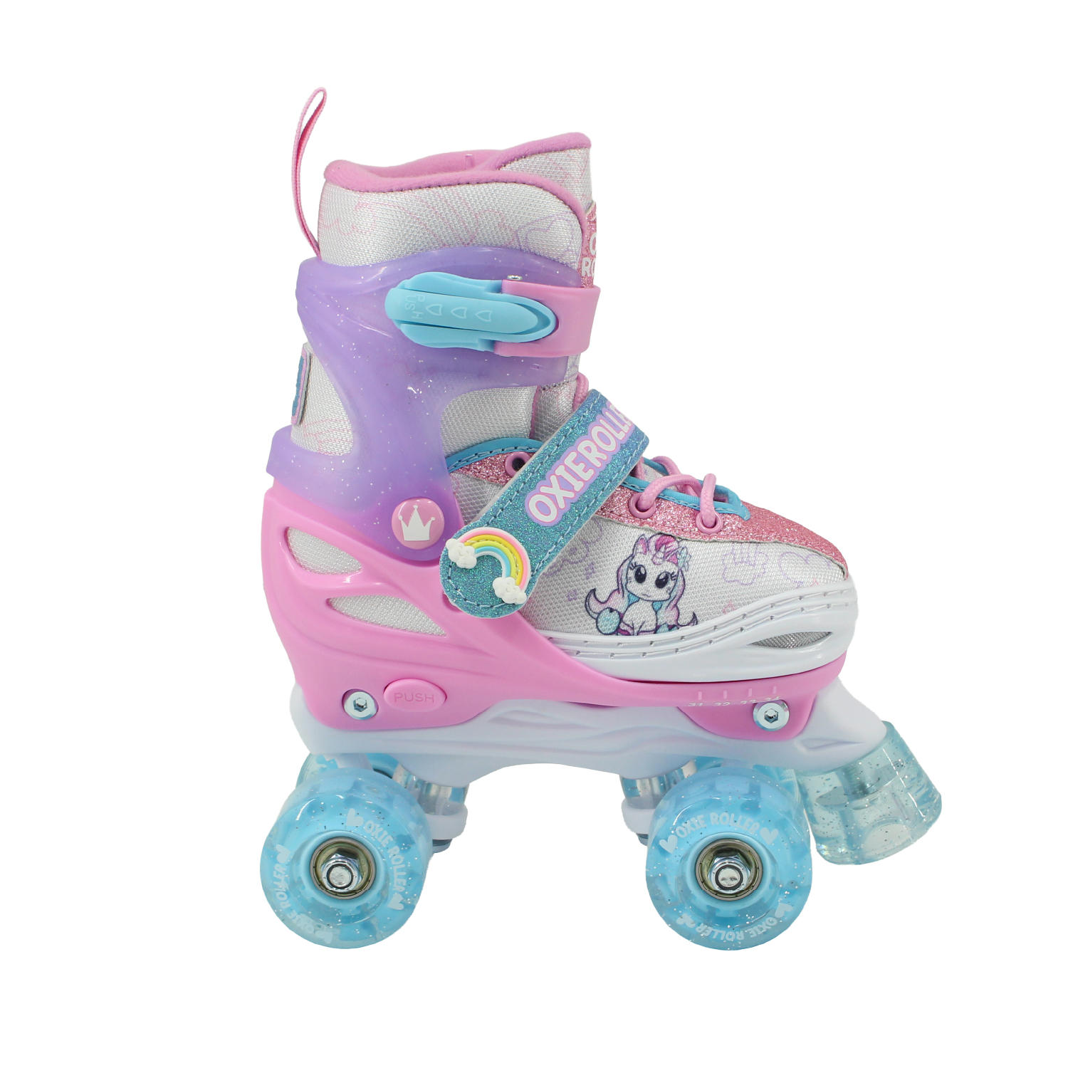 PATINES OXIE ROLLER AJUSTABLE S 31-34 OXIE PRO ROSADO MORADO - 2