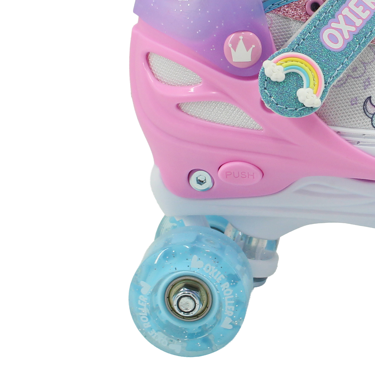 PATINES OXIE ROLLER AJUSTABLE S 31-34 OXIE PRO ROSADO MORADO - 4