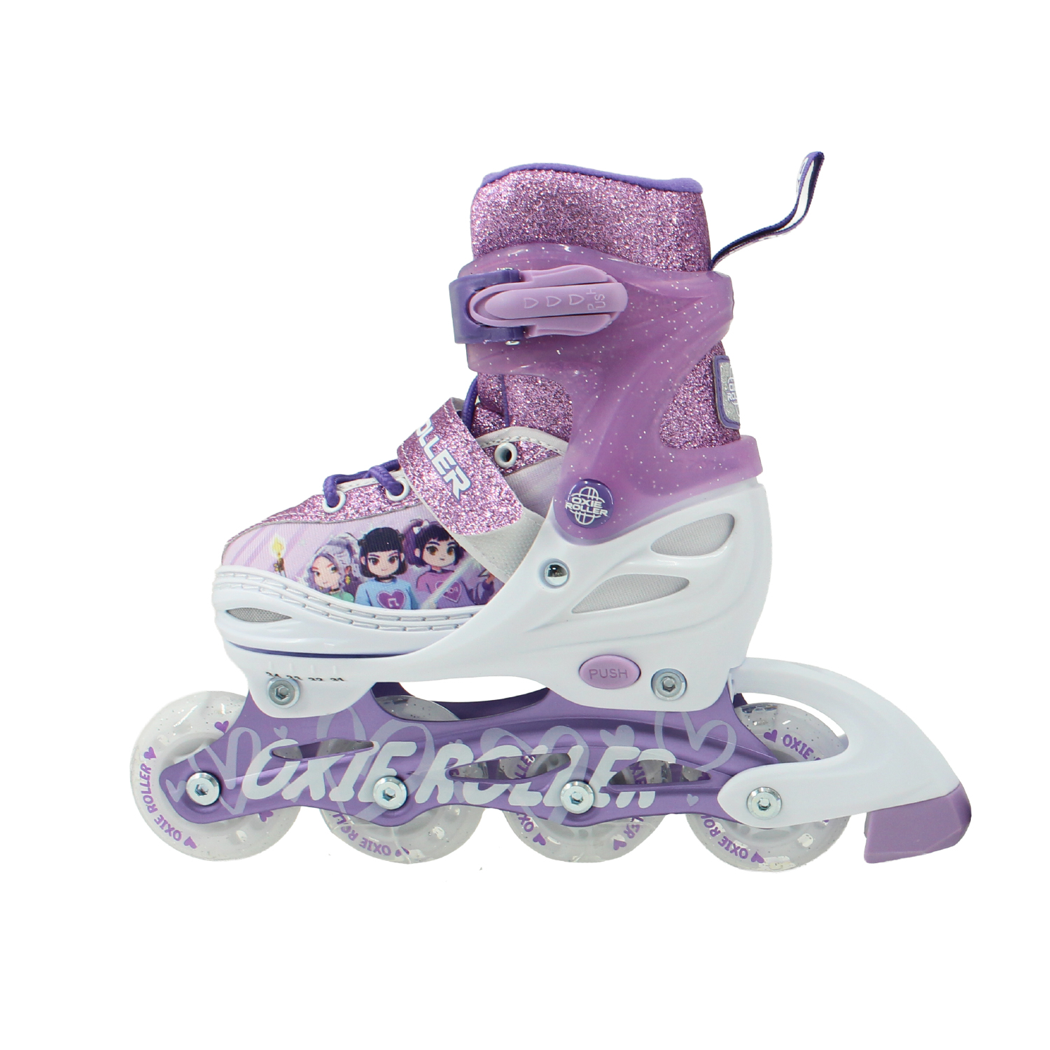 PATINES LINEAL OXIE ROLLER AJUSTABLE S 31-34 OXIE PRO MORADO - 2