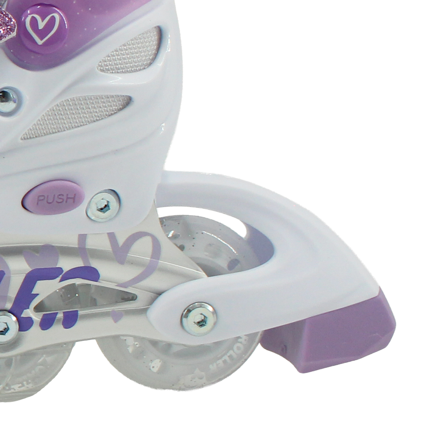 PATINES LINEAL OXIE ROLLER AJUSTABLE S 31-34 OXIE PRO MORADO BLANCO - 3