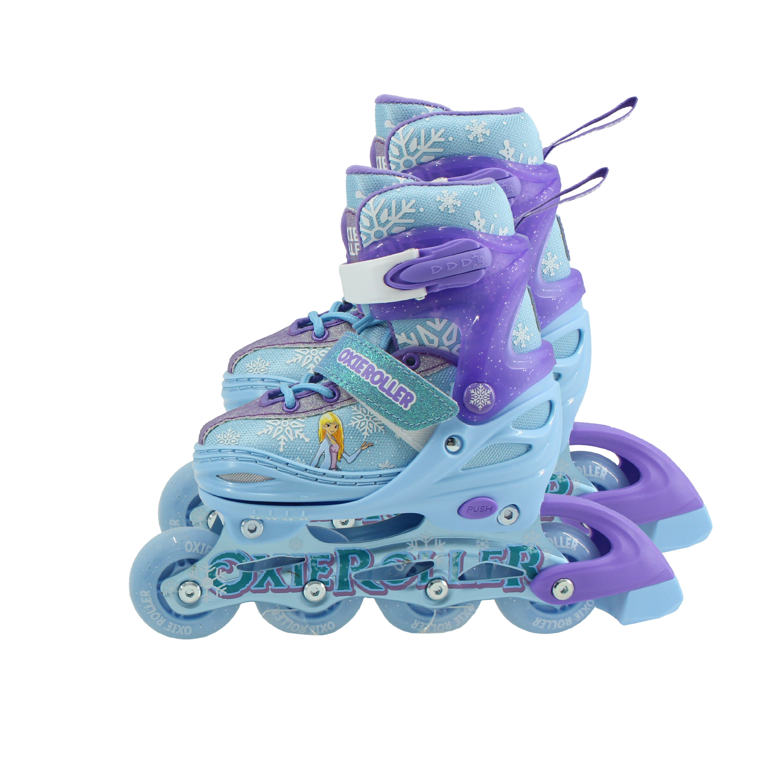PATINES LINEAL OXIE ROLLER AJUSTABLE S 31-34 OXIE PRO TURQUESA - 1