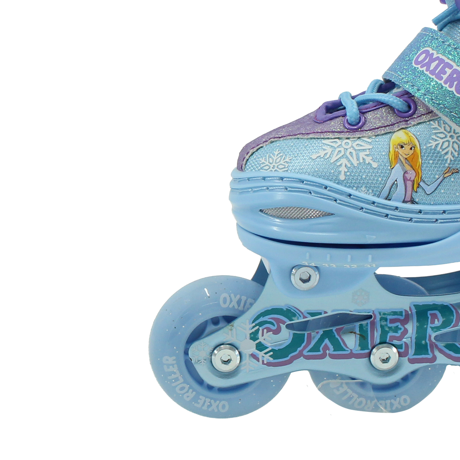 PATINES LINEAL OXIE ROLLER AJUSTABLE S 31-34 OXIE PRO TURQUESA - 4