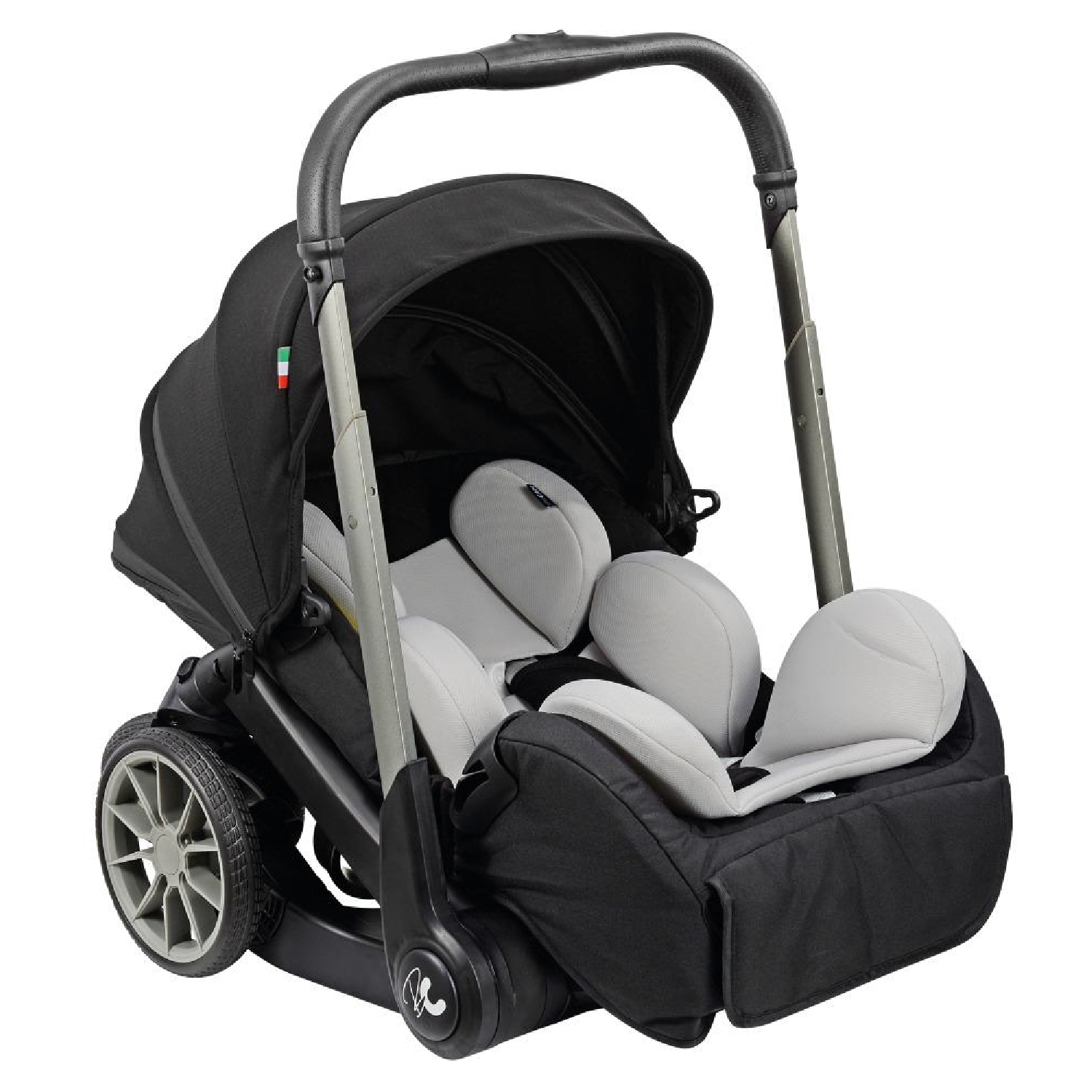 COCHE PARA BEBE DONNA BABY CAM NEGRO - 5