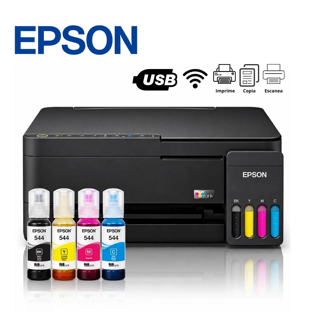 IMPRESORA MULTIFUNCIONAL L3350 INALÁMBRICA, NEGRO | L3350 - 2