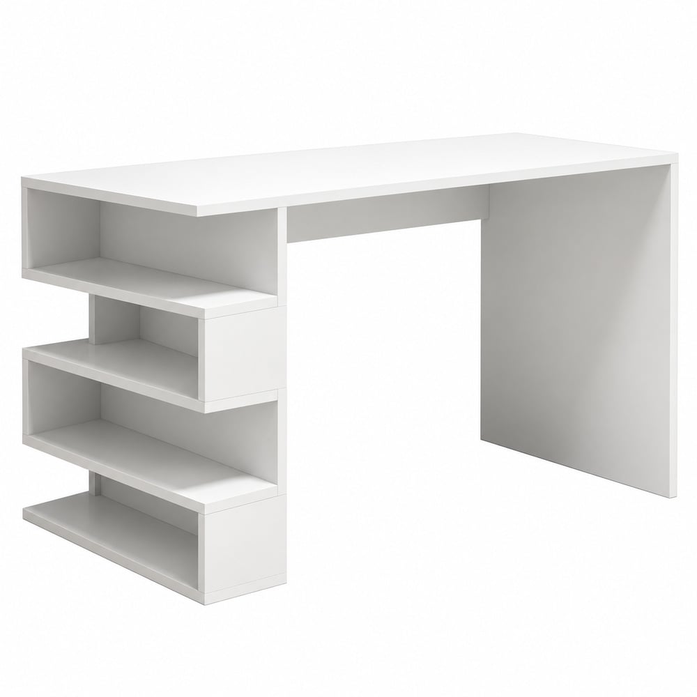ESCRITORIO MODERNO VENTITAS PERU ALEXA 50 CM X 110 CM BLANCO - 4