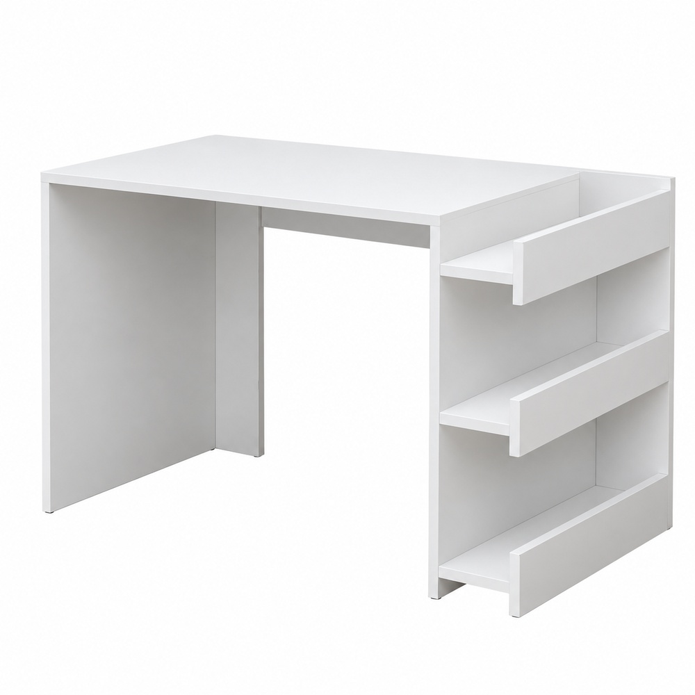 ESCRITORIO LIBRERO VENTITAS PERU SASHA 50 CM X 100 CM BLANCO MODERNO - 4