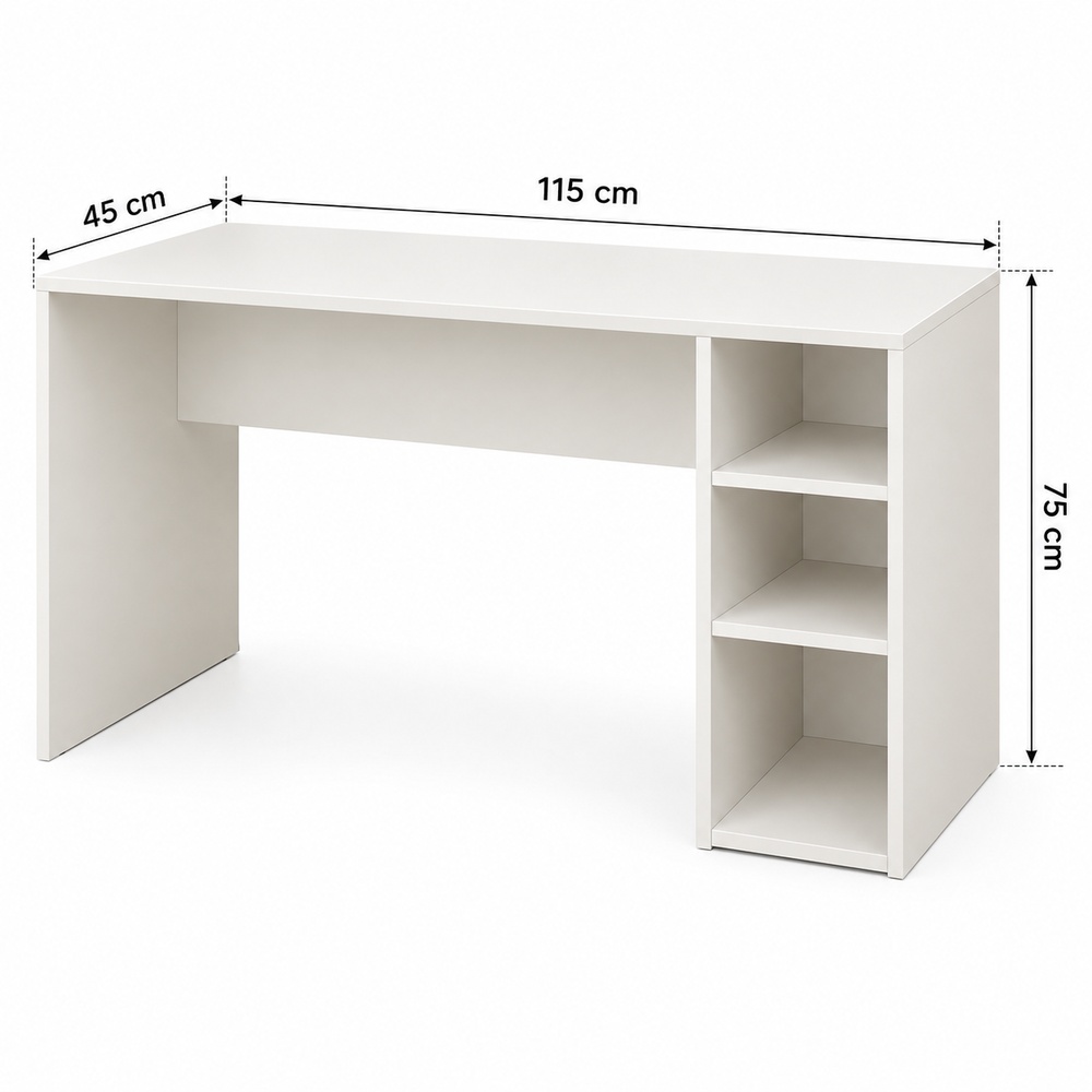 ESCRITORIO VENTITAS PERU KLOE 45 CM X 115 CM BLANCO - 4