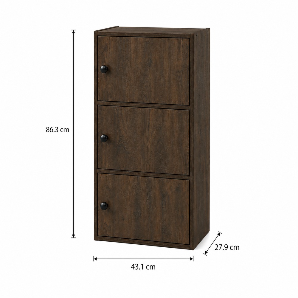COMODA VENTITAS PERU TESEO MINIMALISTA LIBERTY CAOBA - 4