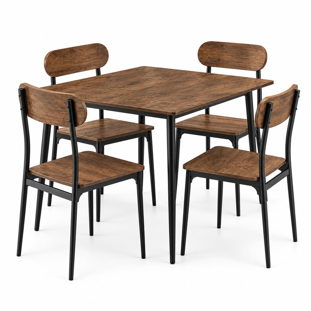 JUEGO COMEDOR VENTITAS PERU VISAGE CARAMELO INDUSTRIAL - 4