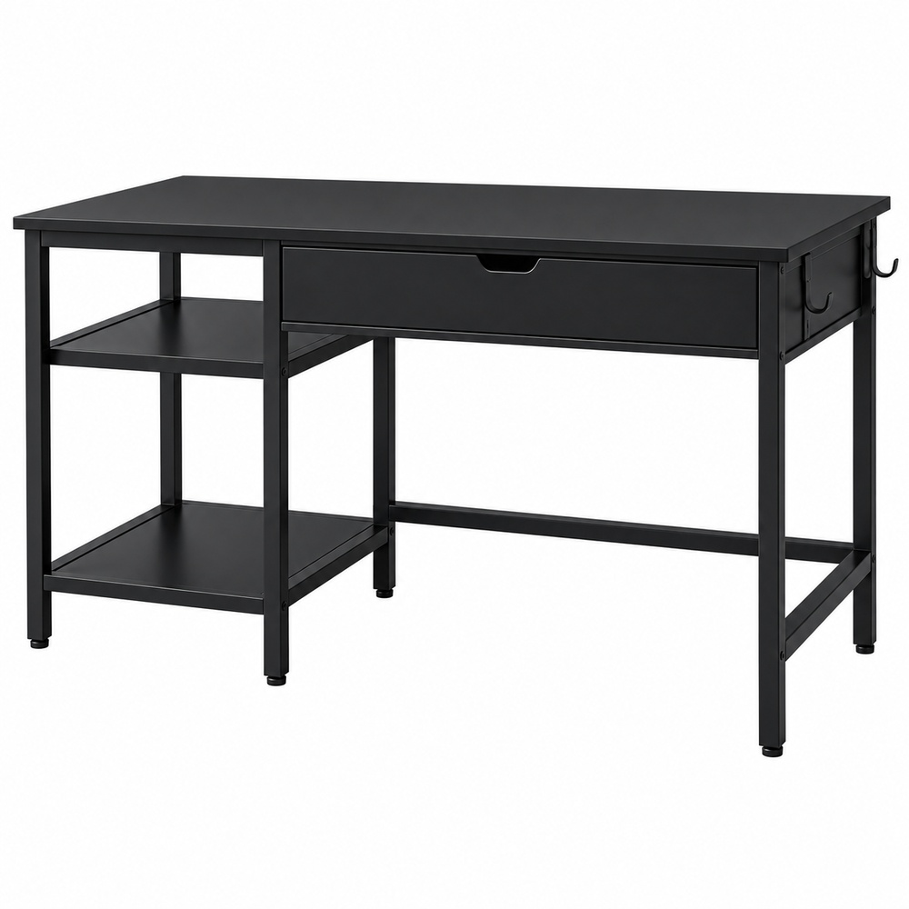 ESCRITORIO INDUSTRIAL VENTITAS PERU TABULE 54.8 CM X 76.9 CM NEGRO - 4
