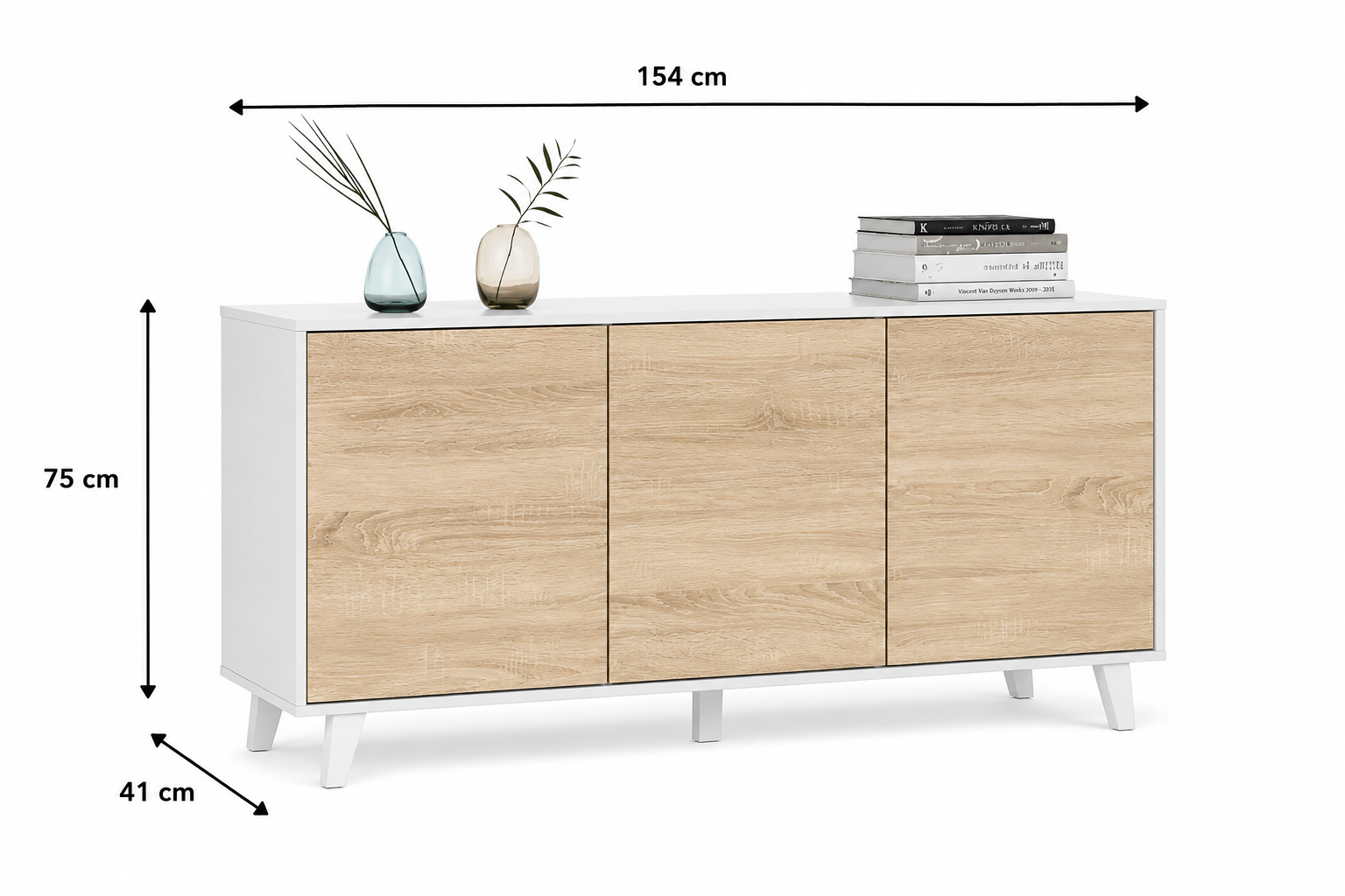 APARADOR VENTITAS PERU CECILIA VINTAGE ROVERE BEIGE BLANCO - 7