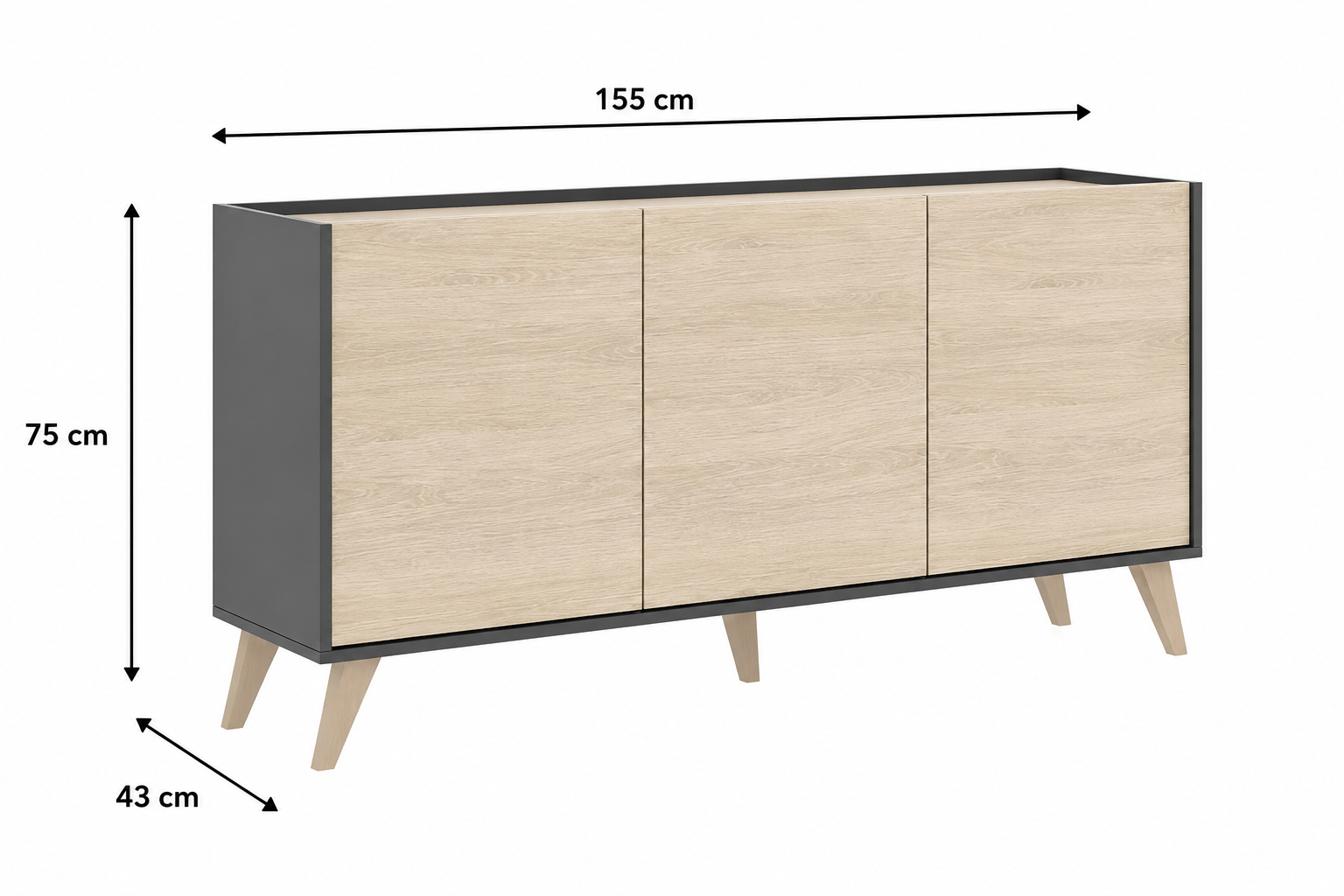 APARADOR VENTITAS PERU CHERYL VINTAGE ROVERE NEGRO - 6