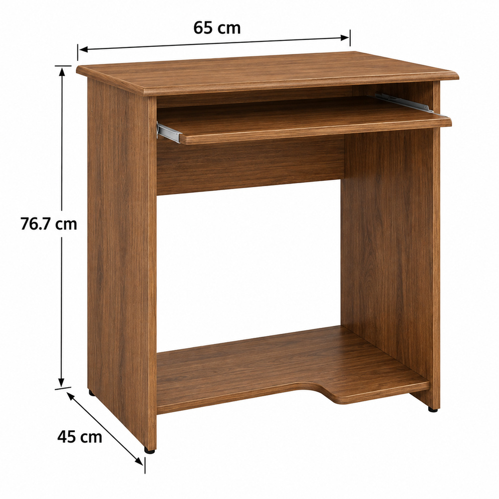 ESCRITORIO VENTITAS PERU NOÉ 45 CM X 65 CM ESPRESSO PARA CÓMPUTO VENTITAS HOME - 5