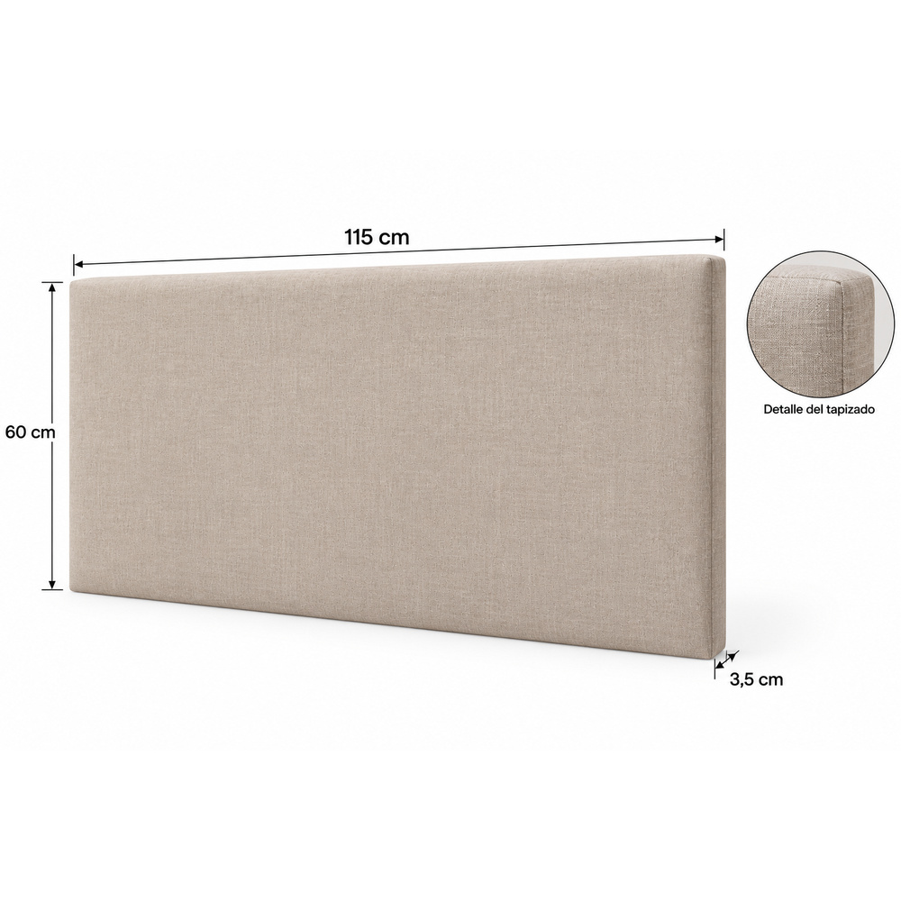 CABECERA 1 ½ PLAZA LORENA VENTITAS HOME COLOR LINO - 6