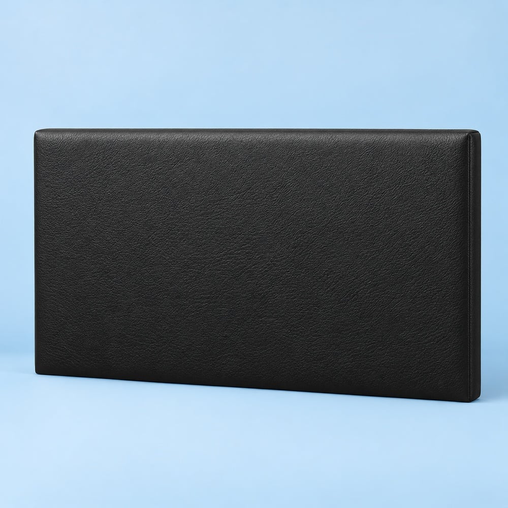 CABECERA 2 PLAZAS DE CUERO COLOR NEGRO ELEONOR VENTITAS HOME - 4