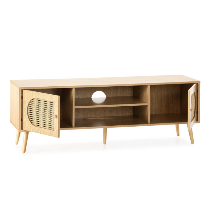 MESA DE TV Ratán 50” Ytann VENTITAS HOME ROVERE - 2