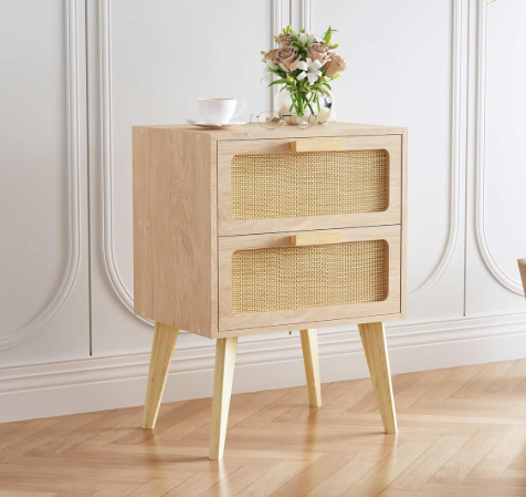 VELADOR RATAN RICARDINA COLOR ROVERE - 1