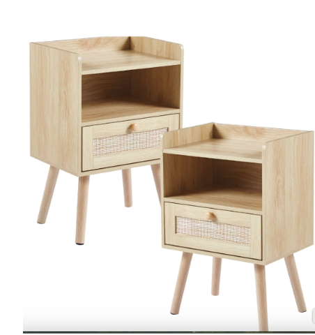 PACK 2 VELADORES RATAN DUCELIA VENTITAS HOME COLOR ROVERE - 1