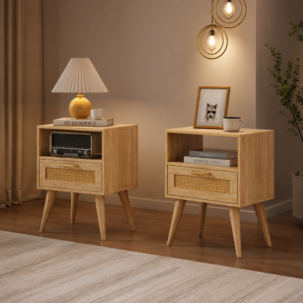 COMBO VELADOR VINTAGE RATTANIA NAMBIA COLOR ROVERE - 1