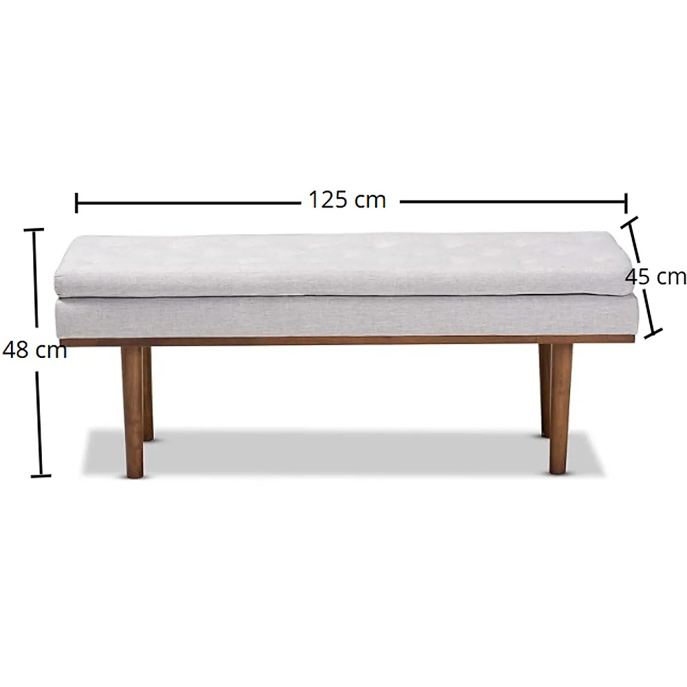 BANQUETA VINTAGE FRANCESCA VENTITAS HOME COLOR GRIS - 4