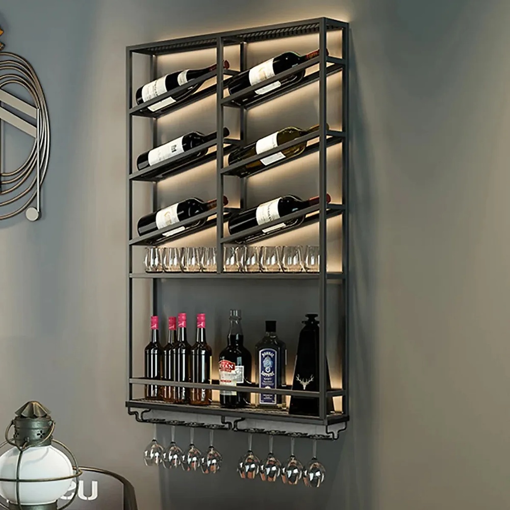 BAR FLOTANTE KALIZ VENTITAS HOME NEGRO - 1