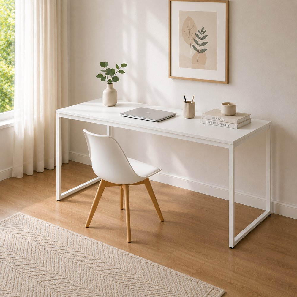 COMBO ESCRITORIO SILLA VINTAGE LARIZZA VENTITAS HOME BLANCO - 2