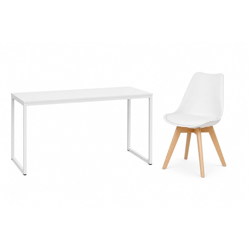 COMBO ESCRITORIO SILLA VINTAGE LARIZZA VENTITAS HOME BLANCO - 5