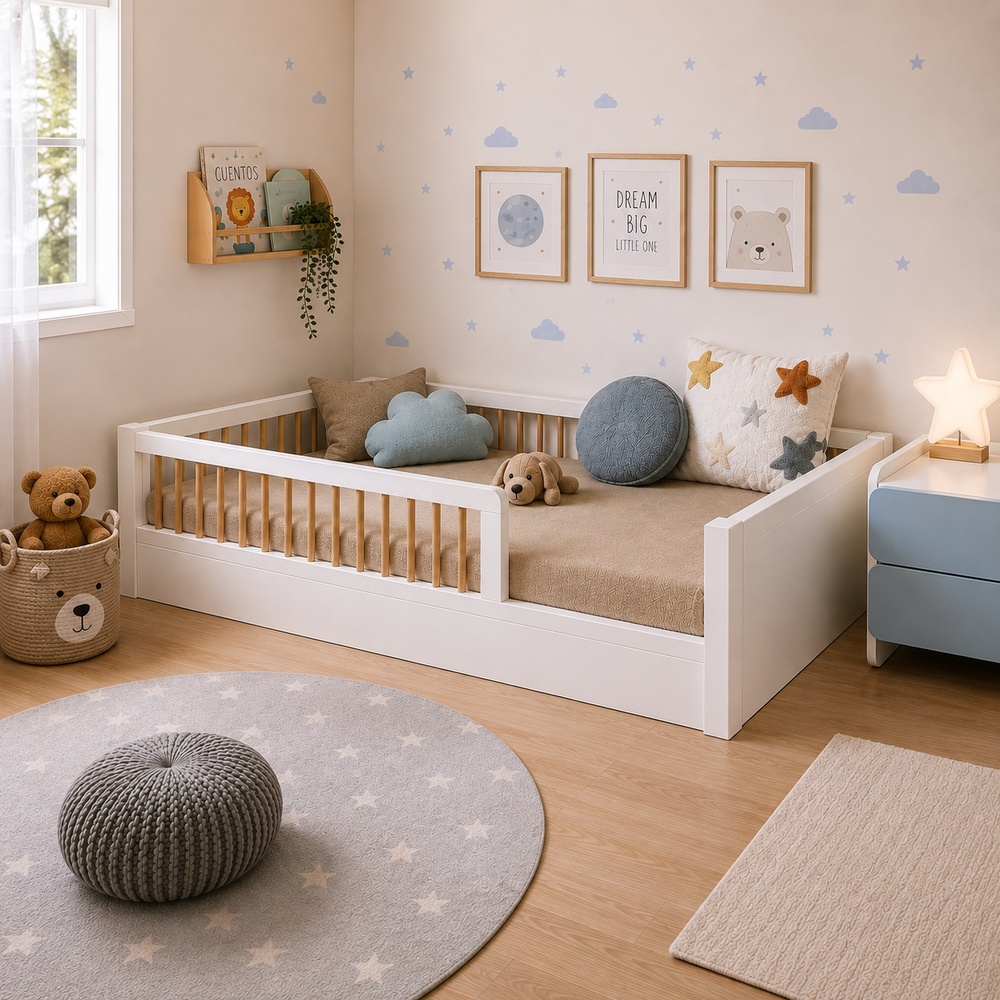 CAMA MONTESSORI VENTITAS HOME BLANCO - 1