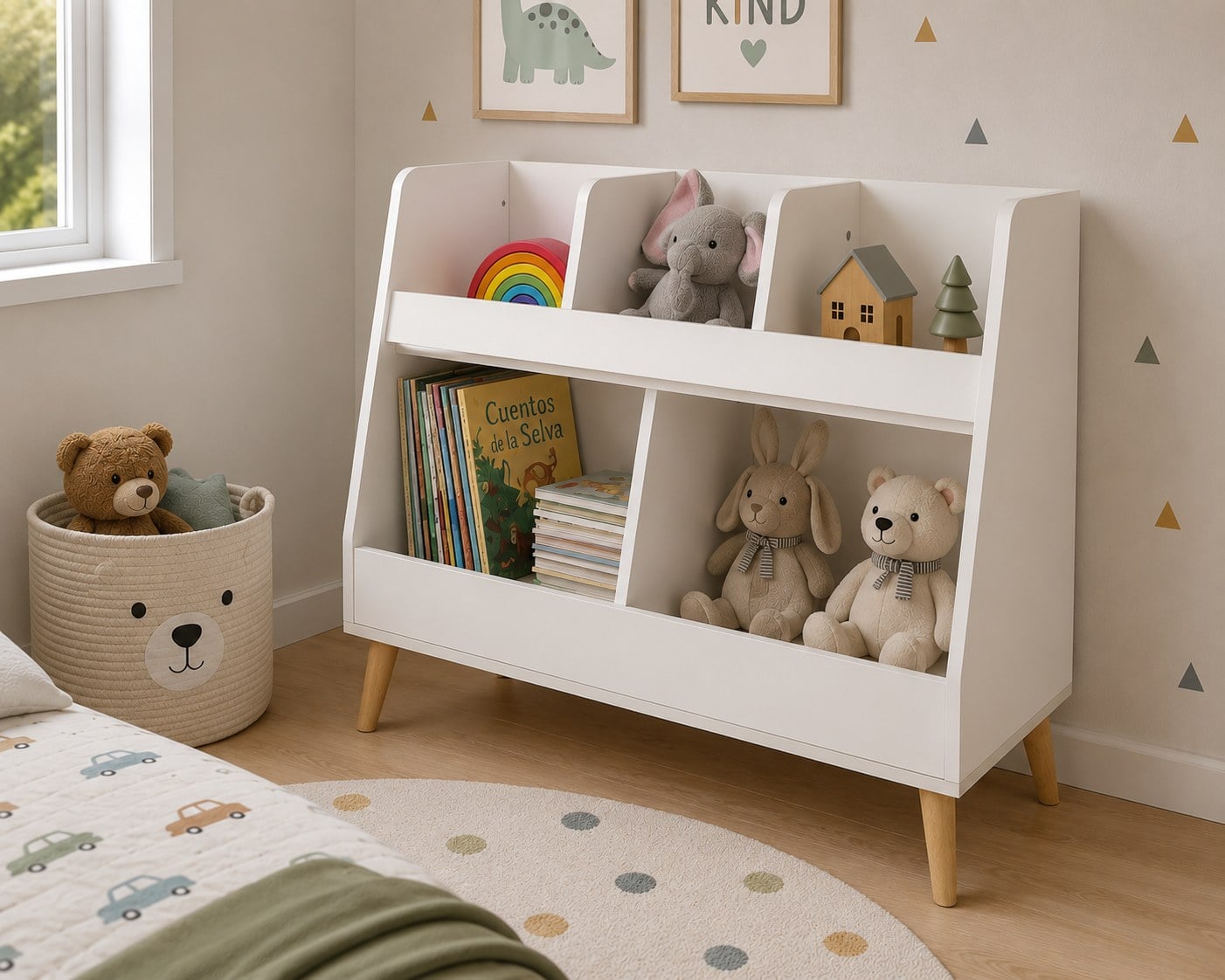 JUGUETERO MONTESSORI VENTITAS HOME BLANCO - 1